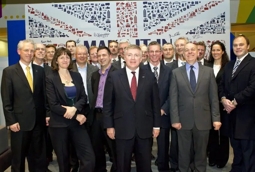 Mark Prisk with Make it in Great Britain Champions