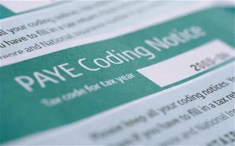 PAYE notice