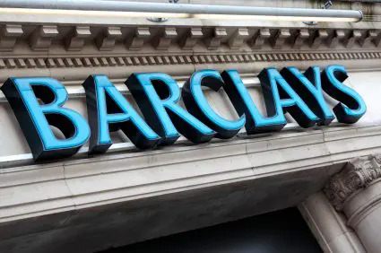 Barclays Bank sign London