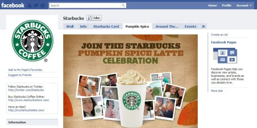 Facebook-Page-10-Starbucks