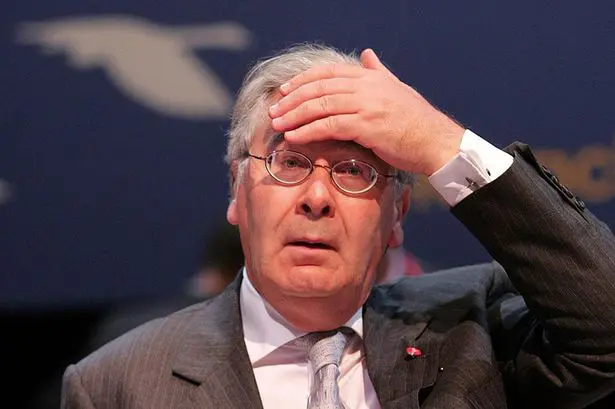 Mervyn+King,+Governor+of+the+Bank+of+England,+before+the+Ecofin+Meeting+at+the+G-Mex+in+Manchester