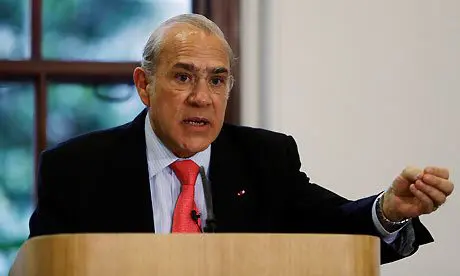 OECD secretary general Angel Gurría