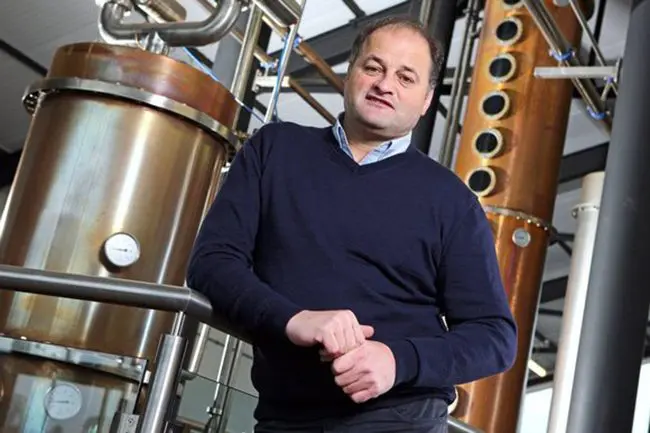 William Chase at his Herefordshire Distillery