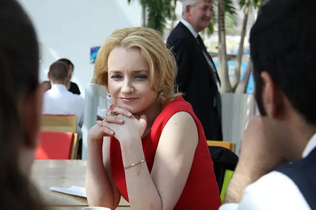 Julie Meyer, CEO of Ariadne Capital and Managing Partner of Ariadne Fund at a recent pitching event