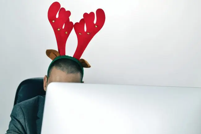 working during Christmas