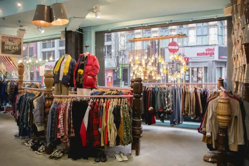 Vintage clothes shop