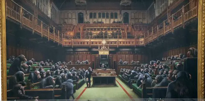 Banksy Chimpanzees