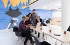 startup business team on meeting at modern office