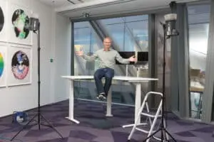 Sit-Stand Desk | Gavin Bradley | Cherry Martin | Business Matters