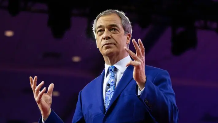 Nigel Farage, leader of Reform UK, has claimed there is a “20–25%” chance he could become prime minister in the next four years—potentially before Donald Trump leaves the White House in January—if economic turmoil triggers an early election.
