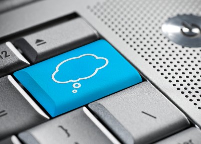 Business on a laptop