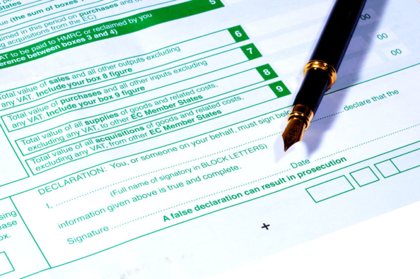 UK VAT return