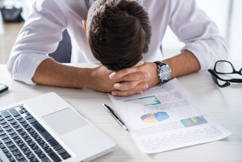 Working from home stress