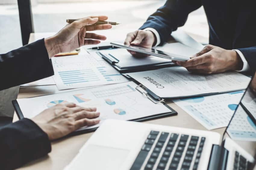 Finance manager meeting