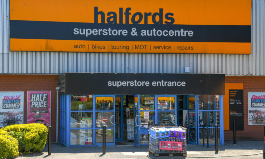 Halfords Store Wales