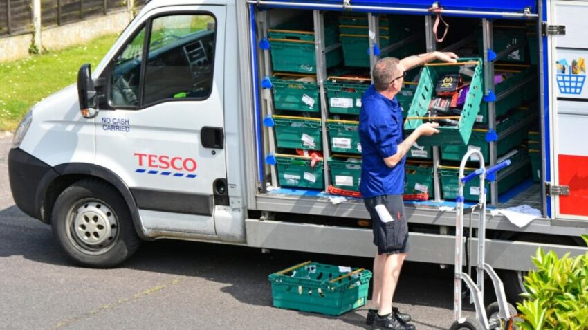 Tesco delivery