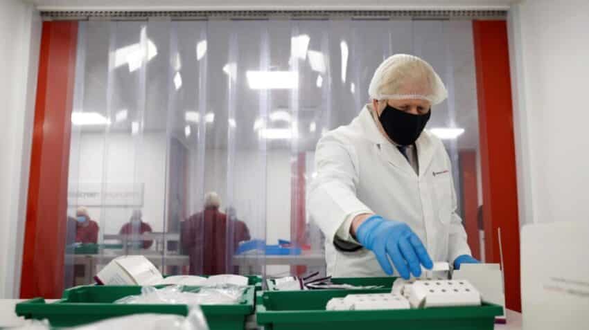 Boris Johnson Covid testing