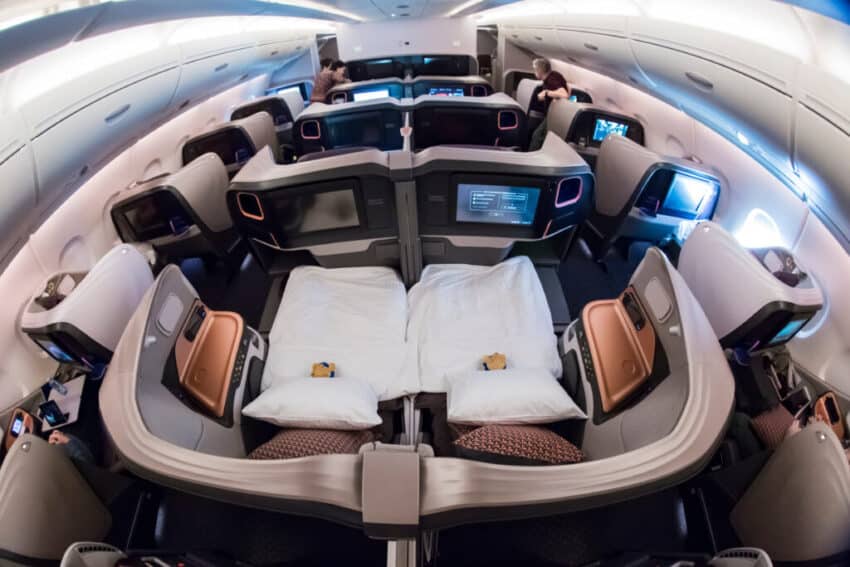 Business class flights