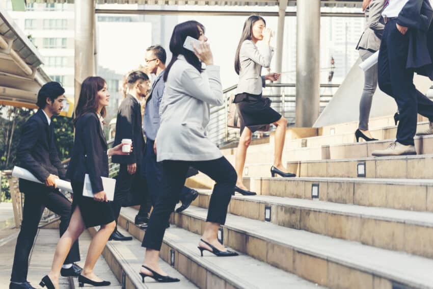 London office workers