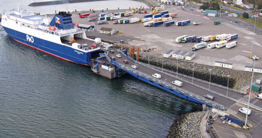 Volumes of goods shipped directly from Ireland to the EU on new Brexit-busting ferry routes have rocketed by 50% in the past six months as exporters seek to avoid travelling across land through Great Britain, according to official data.