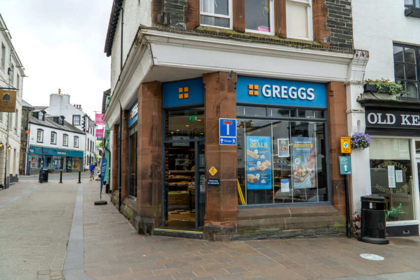 Greggs has revealed that its sales in large cities and locations near offices are lagging behind those elsewhere in the UK as a result of the shift to home working.