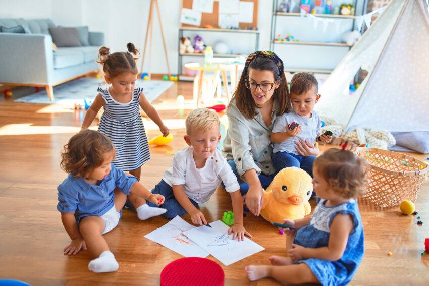 Parents of nursery and primary school-age children are facing more than £600 of extra childcare costs a month, a study has found, as employers demand staff spend more days in the office.