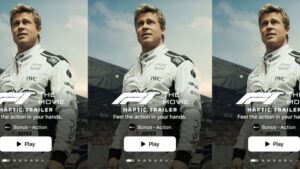 As it builds hype for F1: The Movie, starring Brad Pitt and directed by Top Gun: Maverick’s Joseph Kosinski, Apple has launched the world’s first haptic movie trailer—a short film preview that you can actually feel.